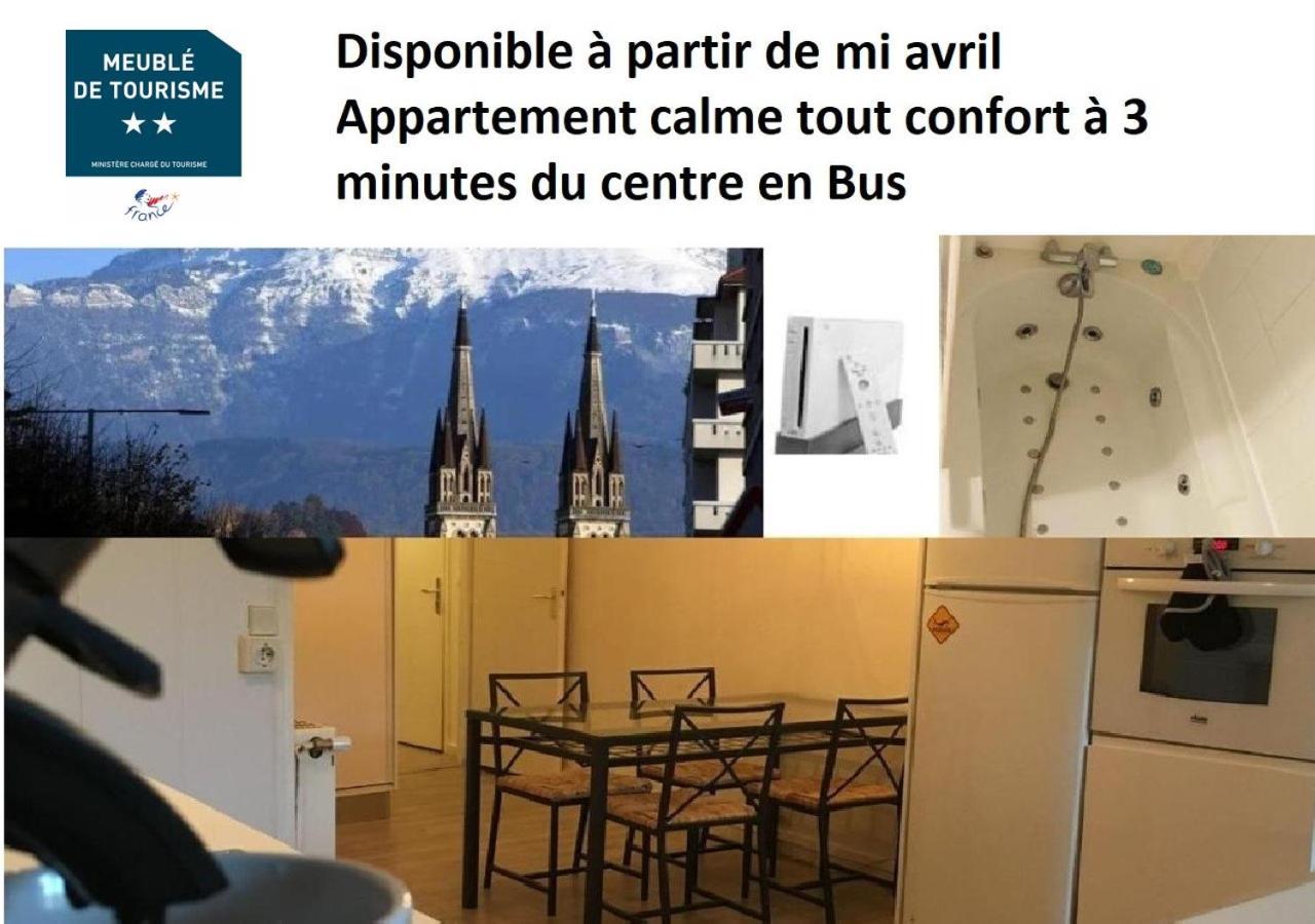 Appart Chartreux Baignoire Massante ,A 3 Minutes Du Centre En Bus! 2 Etoiles Atout France Voiron Esterno foto